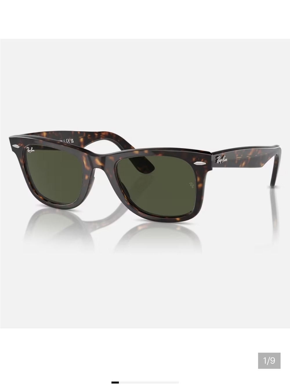 Ray-Ban Original Wayfarer Classic Polished Tortoise - Picture 2 of 5